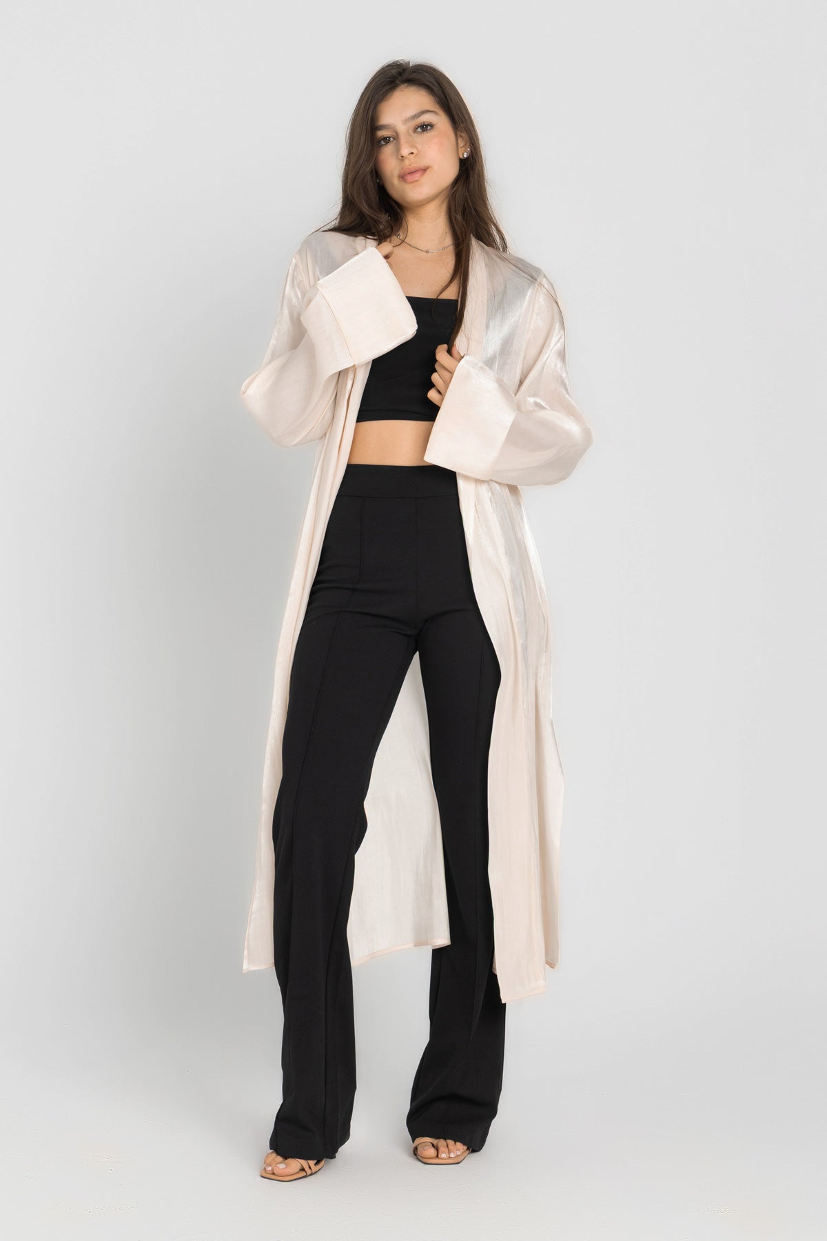 Diamond Cardigan - Shimmery Cream