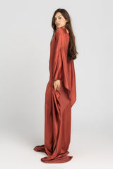 Tina Dress – Brick Red