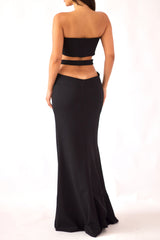 Coral Dress – Black