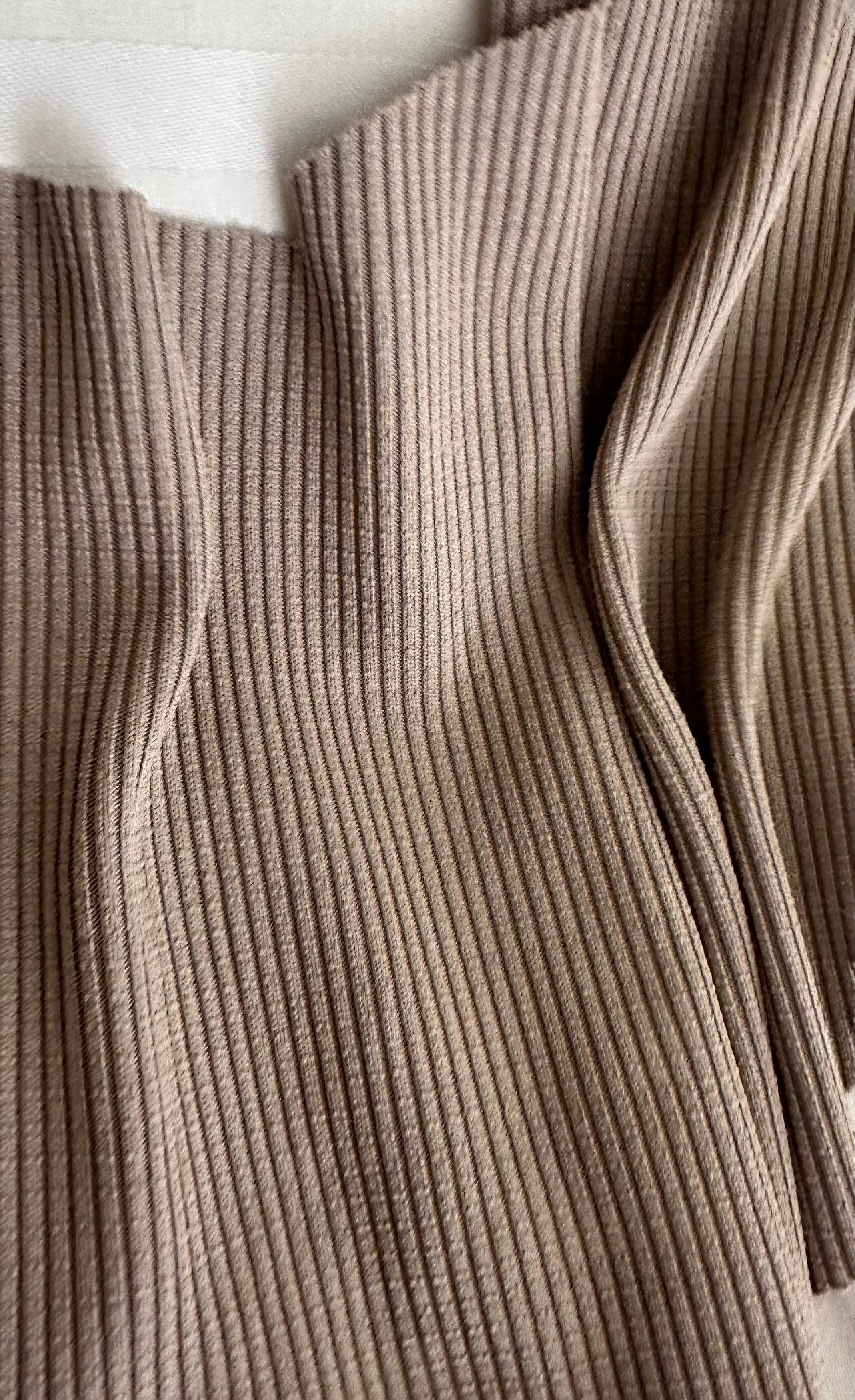 Oxford Set Winter – Coffee Beige Ribbed Two-Piece Outfit