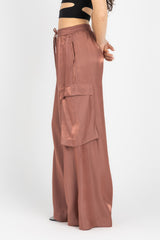 Luna Pants – Fluid Shimmer Cargo, Copper