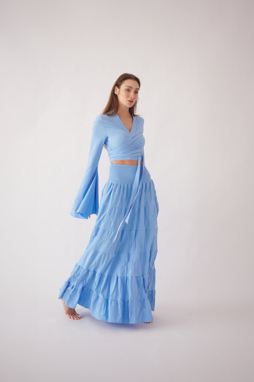 Baby blue katerina skirt