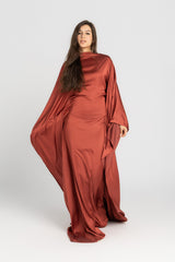 Tina Dress – Brick Red