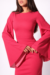 Kiara Dress - Hot Pink