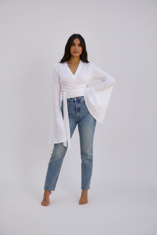 Katerina Summer Blouse – White
