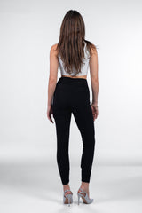 Lea Ruched Leggings - Black