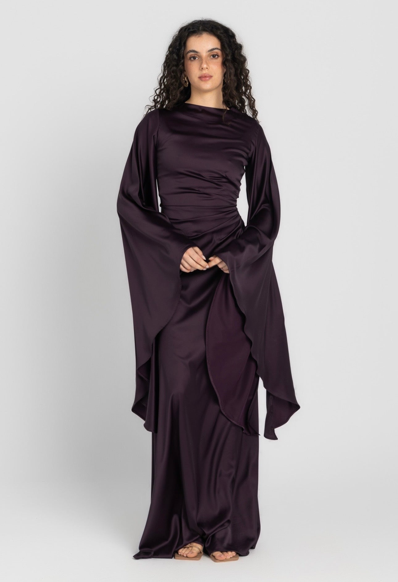 Sun Dress - Eggplant