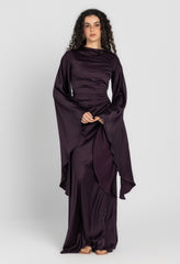 Sun Dress - Eggplant