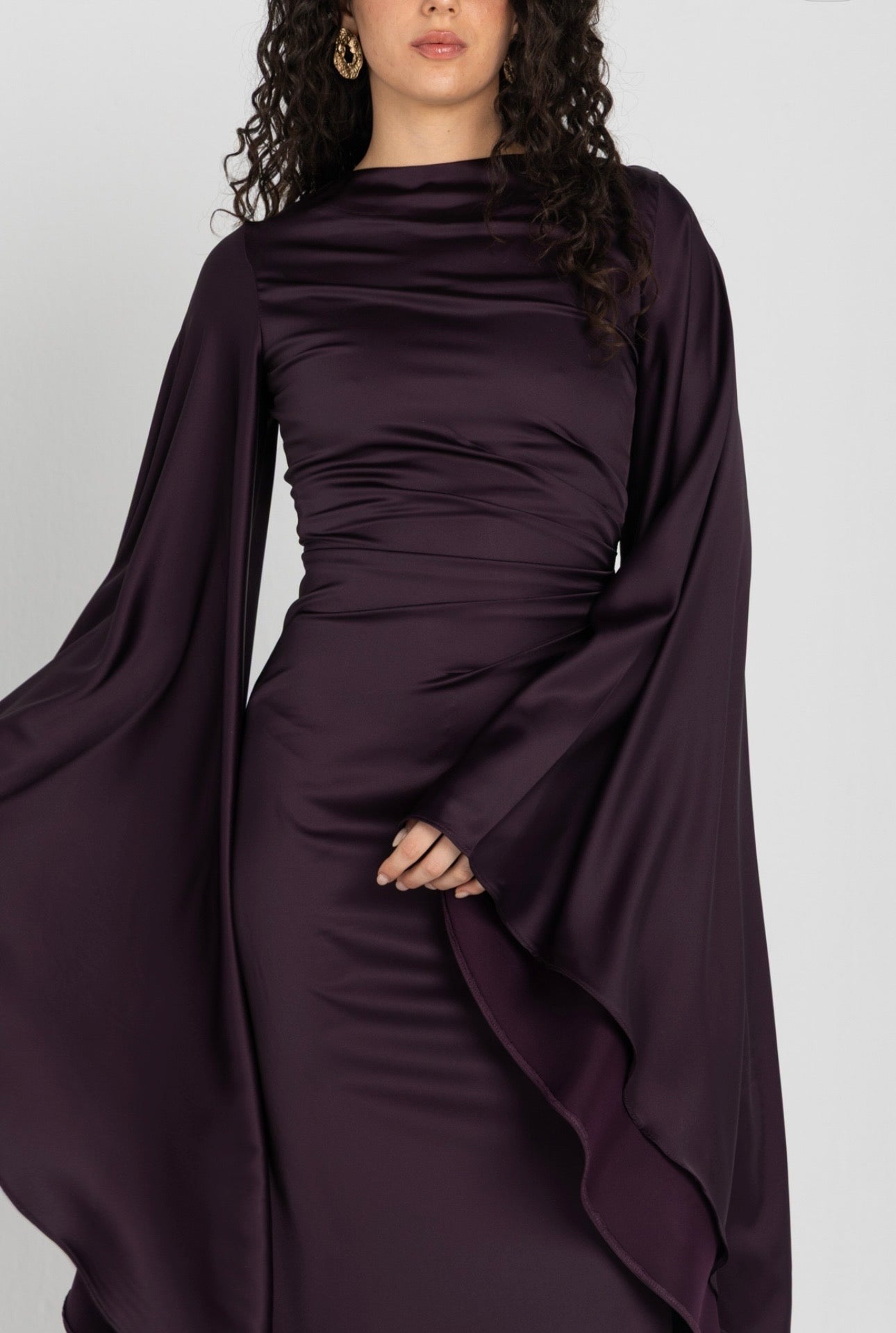 Sun Dress - Eggplant