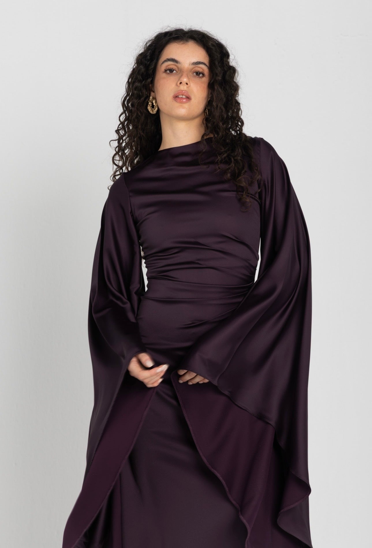 Sun Dress - Eggplant