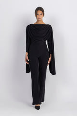 Athena Bodysuit Set — Black