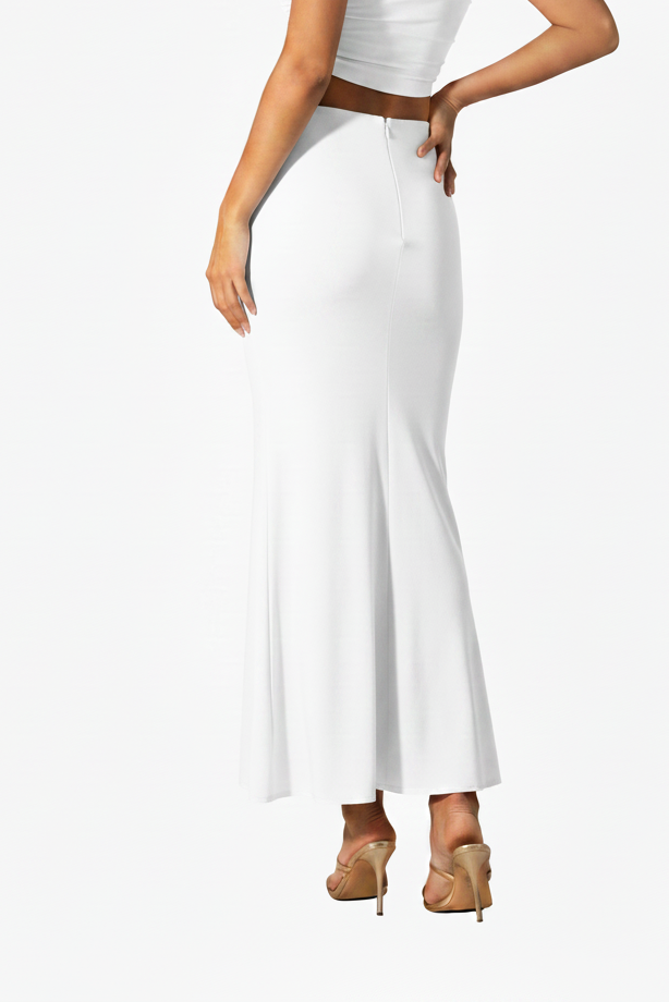 Serena Double Layer Flowy Skirt - Premium Lycra