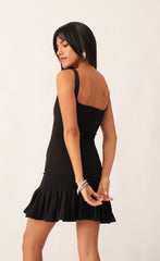 Genevieve Mini Dress — Black