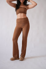 Amelia Ruched Straight Cut Pants - Limited Edition
