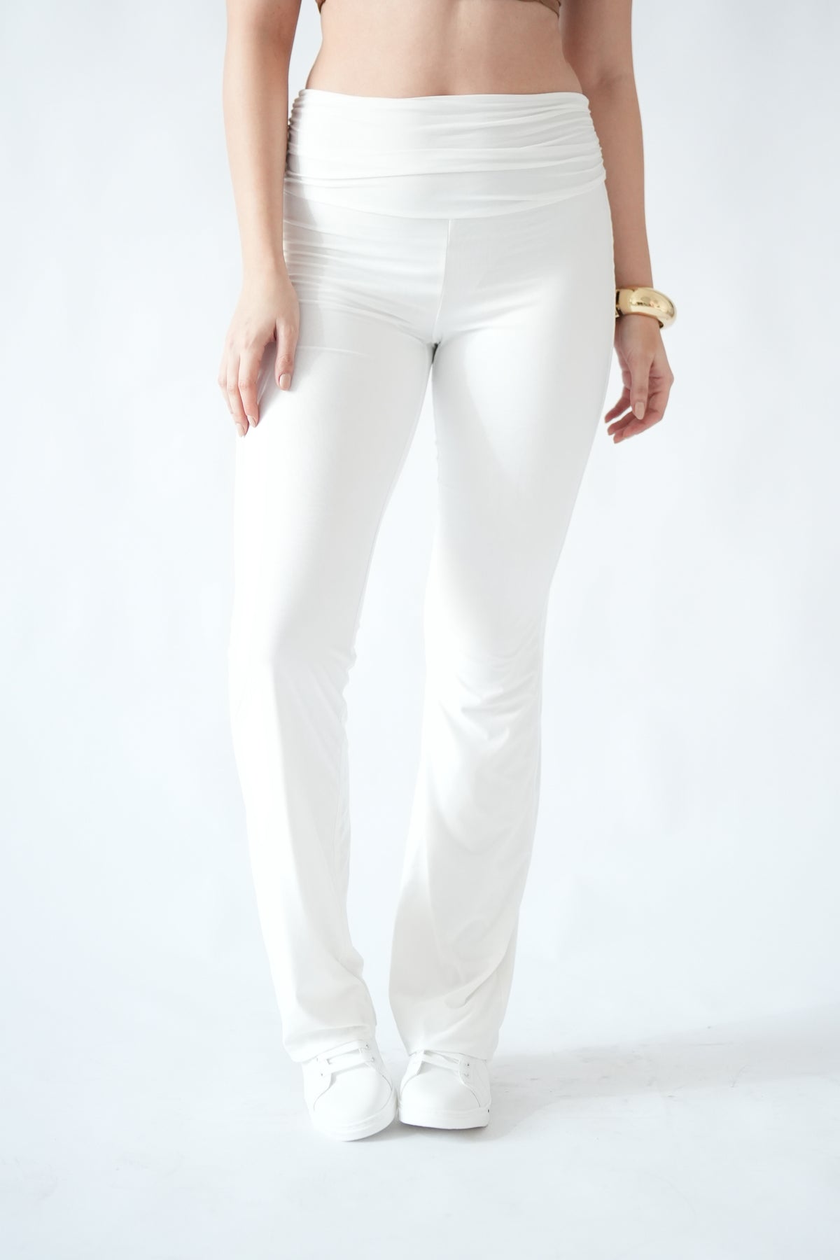 Amelia Ruched Straight Cut Pants - Limited Edition