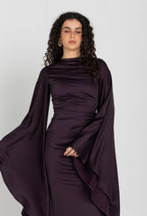 Sun Dress - Eggplant