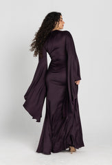 Sun Dress - Eggplant