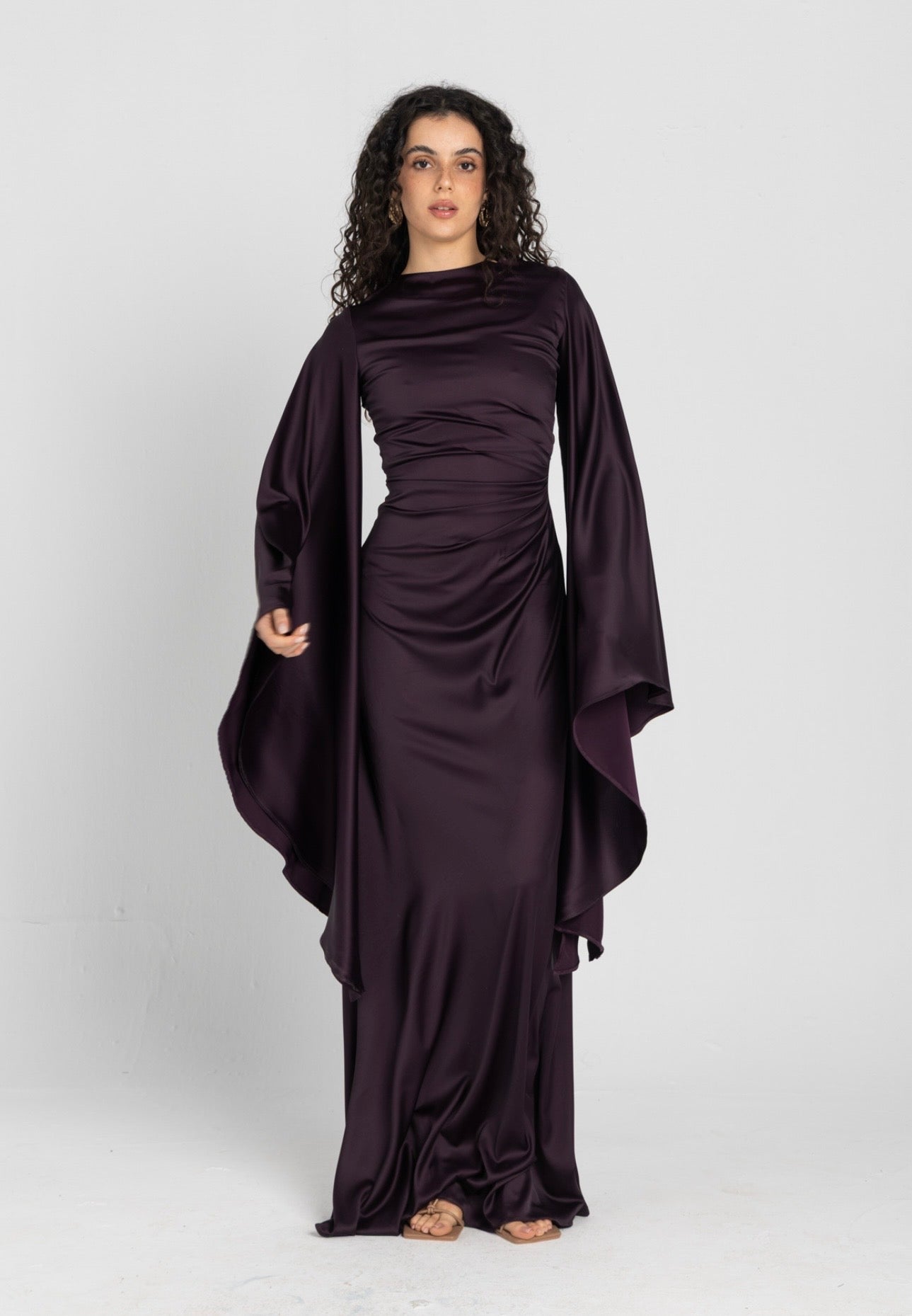 Sun Dress - Eggplant