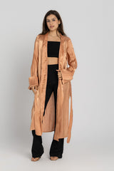 Diamond Cardigan - Shimmery Peach