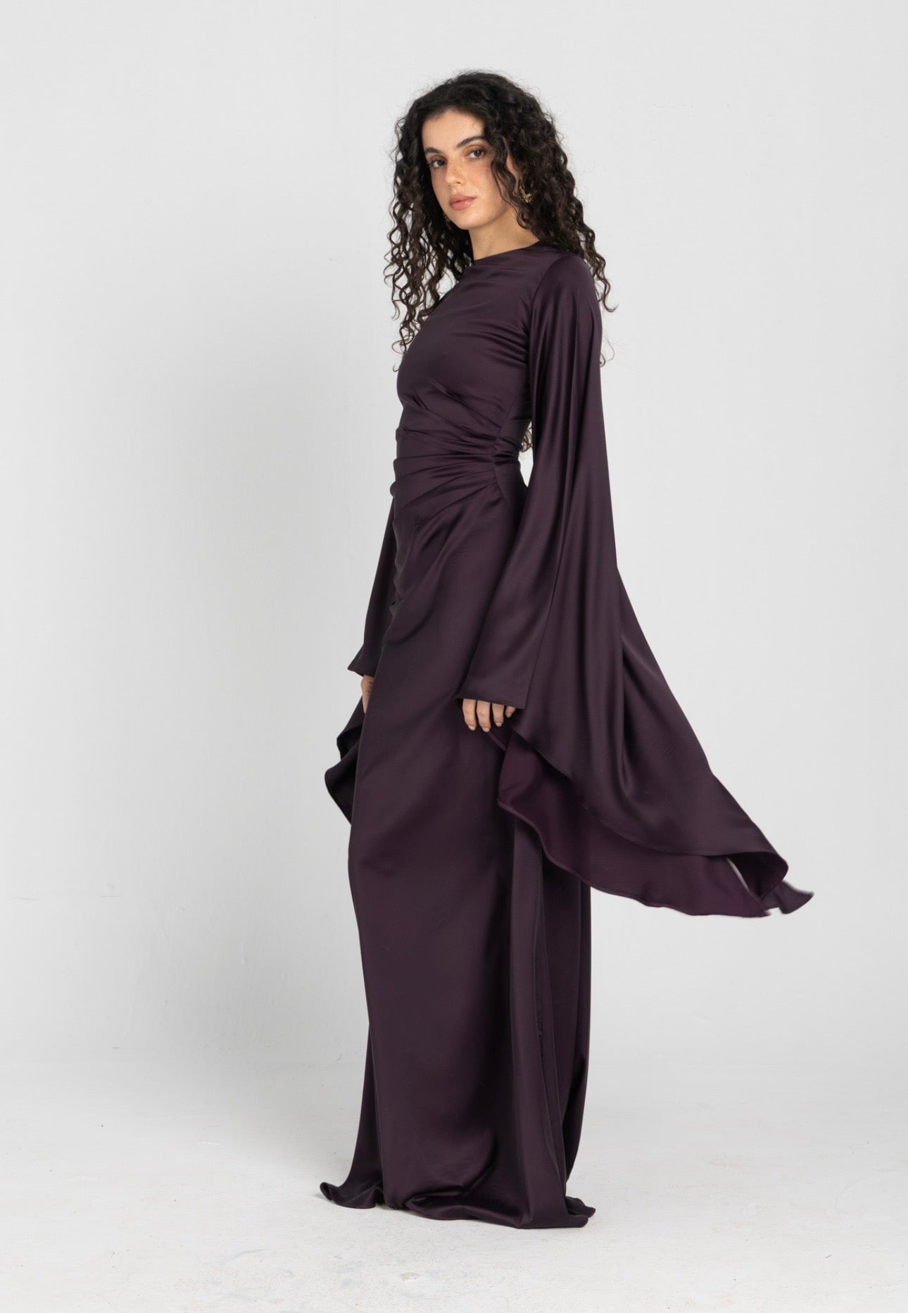 Sun Dress - Eggplant