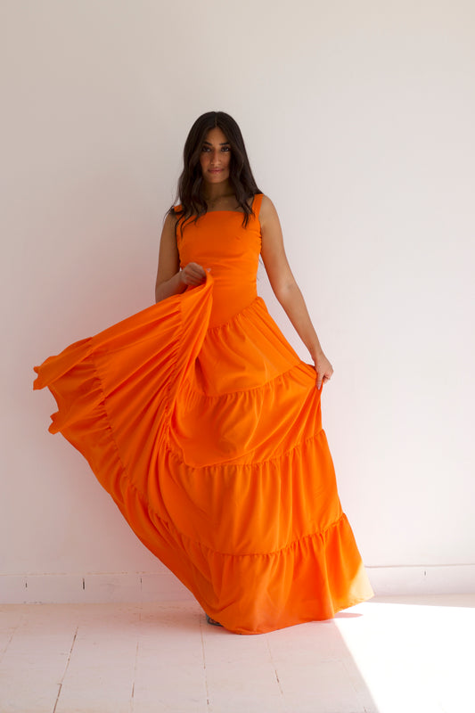Orange Aurora Dress
