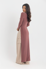 The Sovereign Blouse Dress – Dusty Rosewood