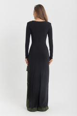 The Sovereign Blouse Dress – Black