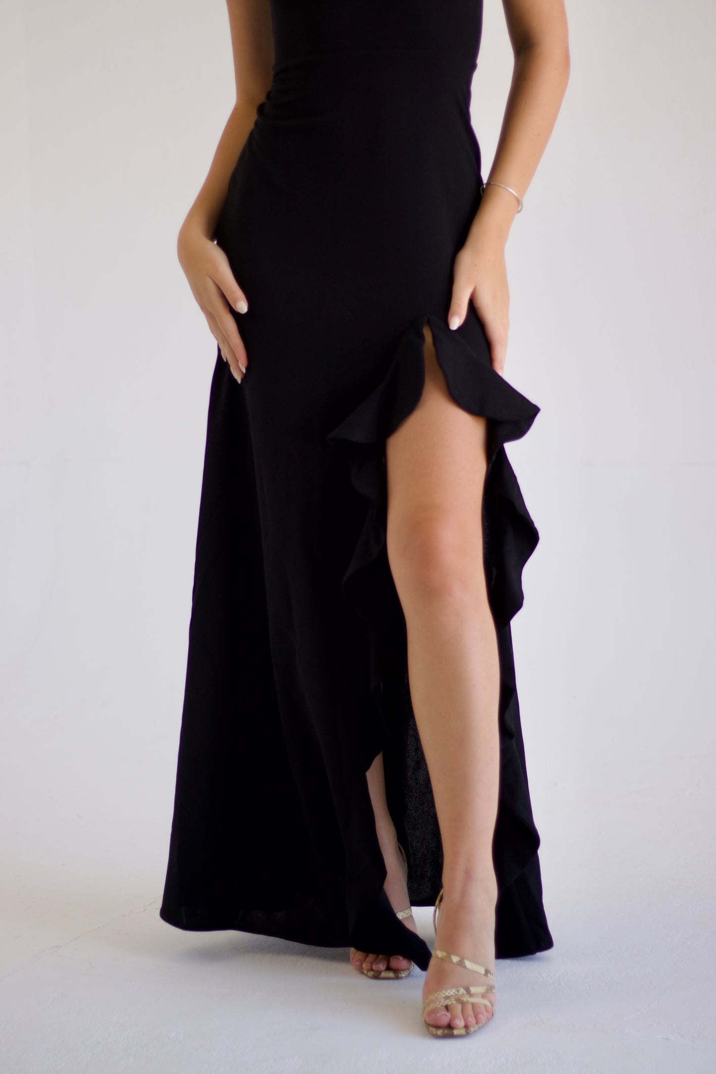 Black francesca gown