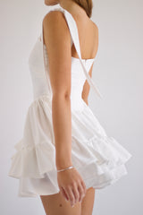 Aurora Dress Mini - White | Elegant Summer Mini Dress