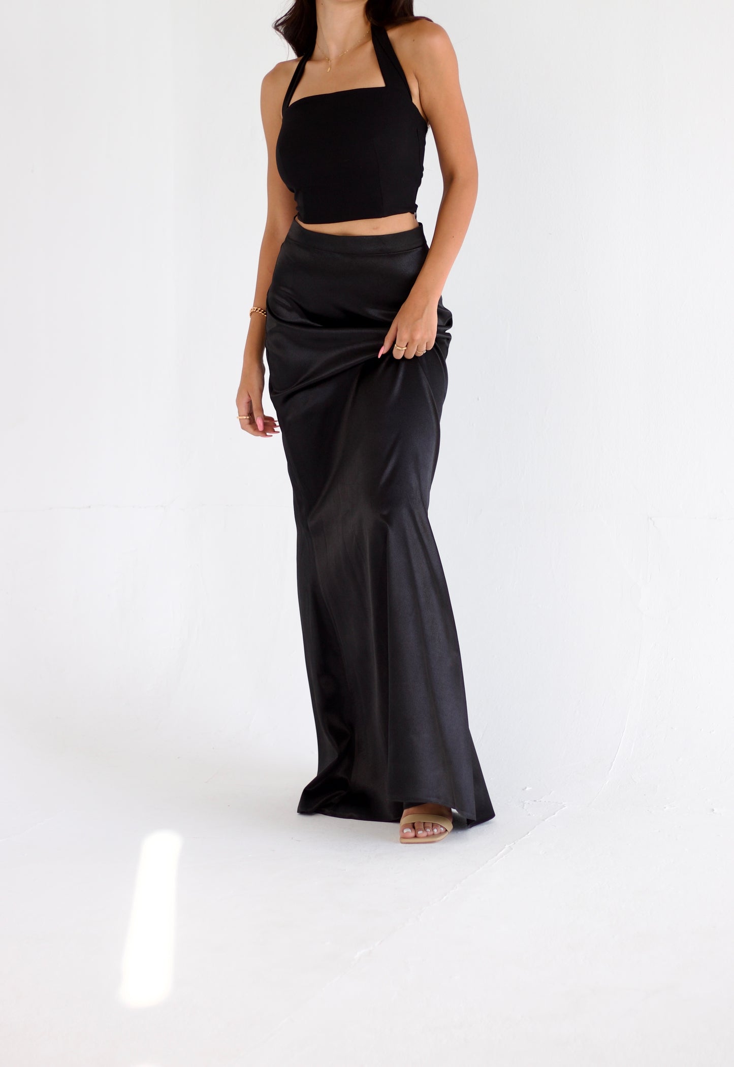 Céline Black Maxi Skirt