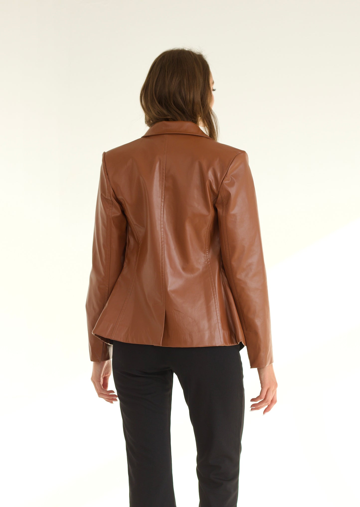 Mila Leather Blazer