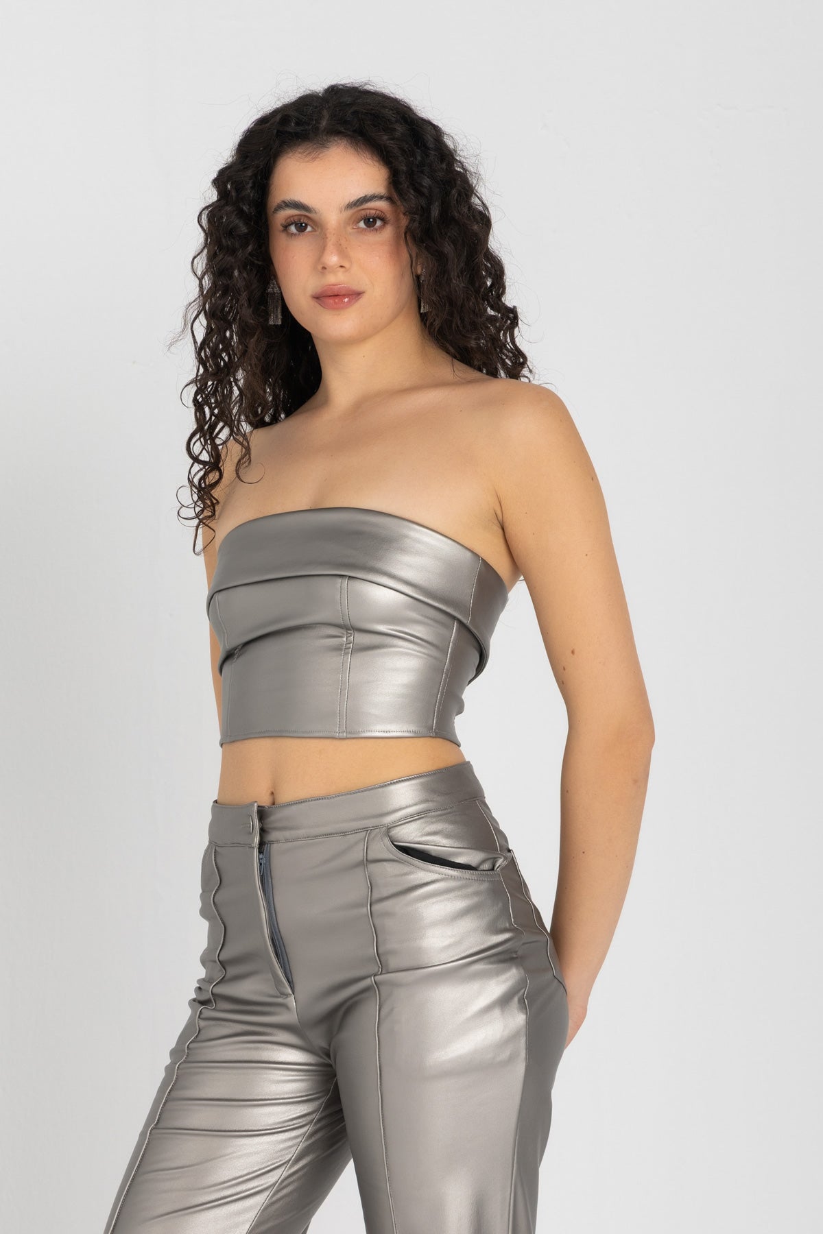 The Crest corset Silver