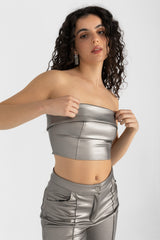 The Crest corset Silver