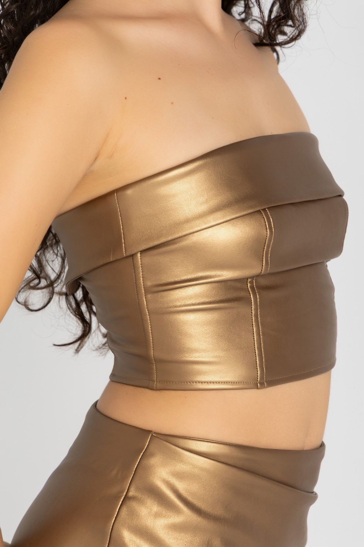 The Crest corset Gold