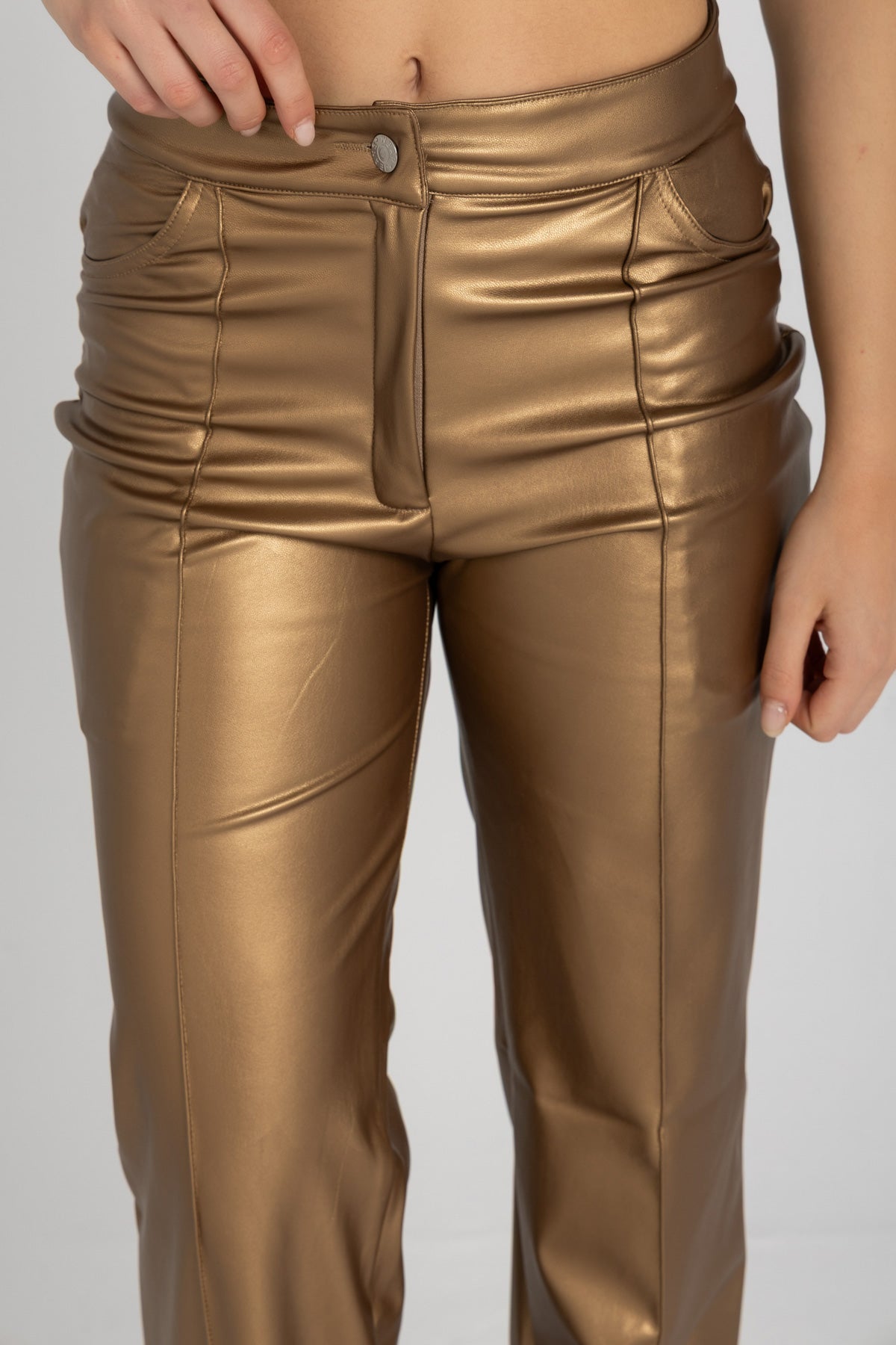 The Crest pants Gold