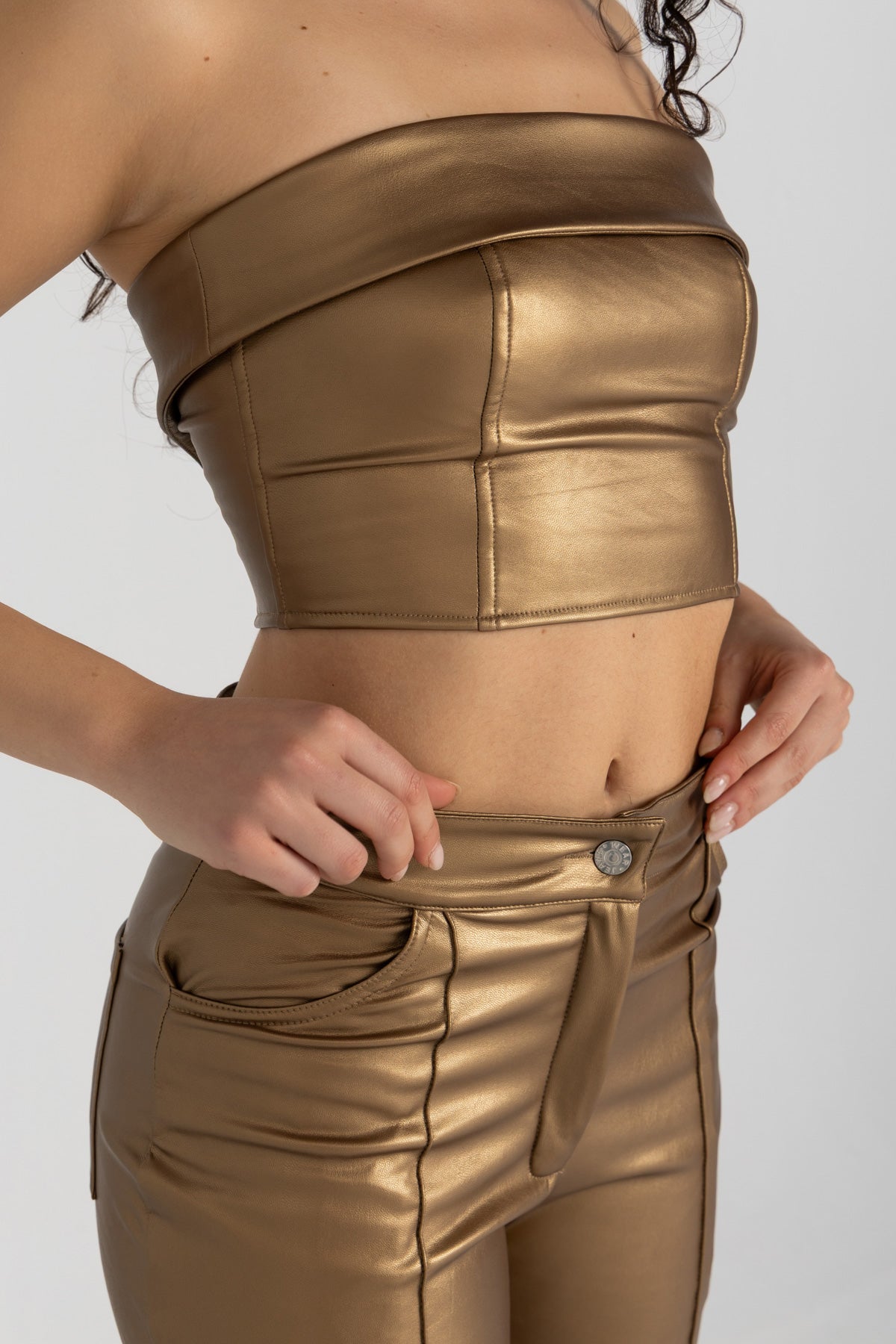 The Crest corset Gold