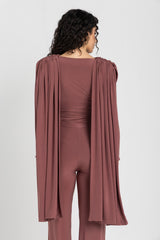 Athena Bodysuit Set — Dusty Rosewood