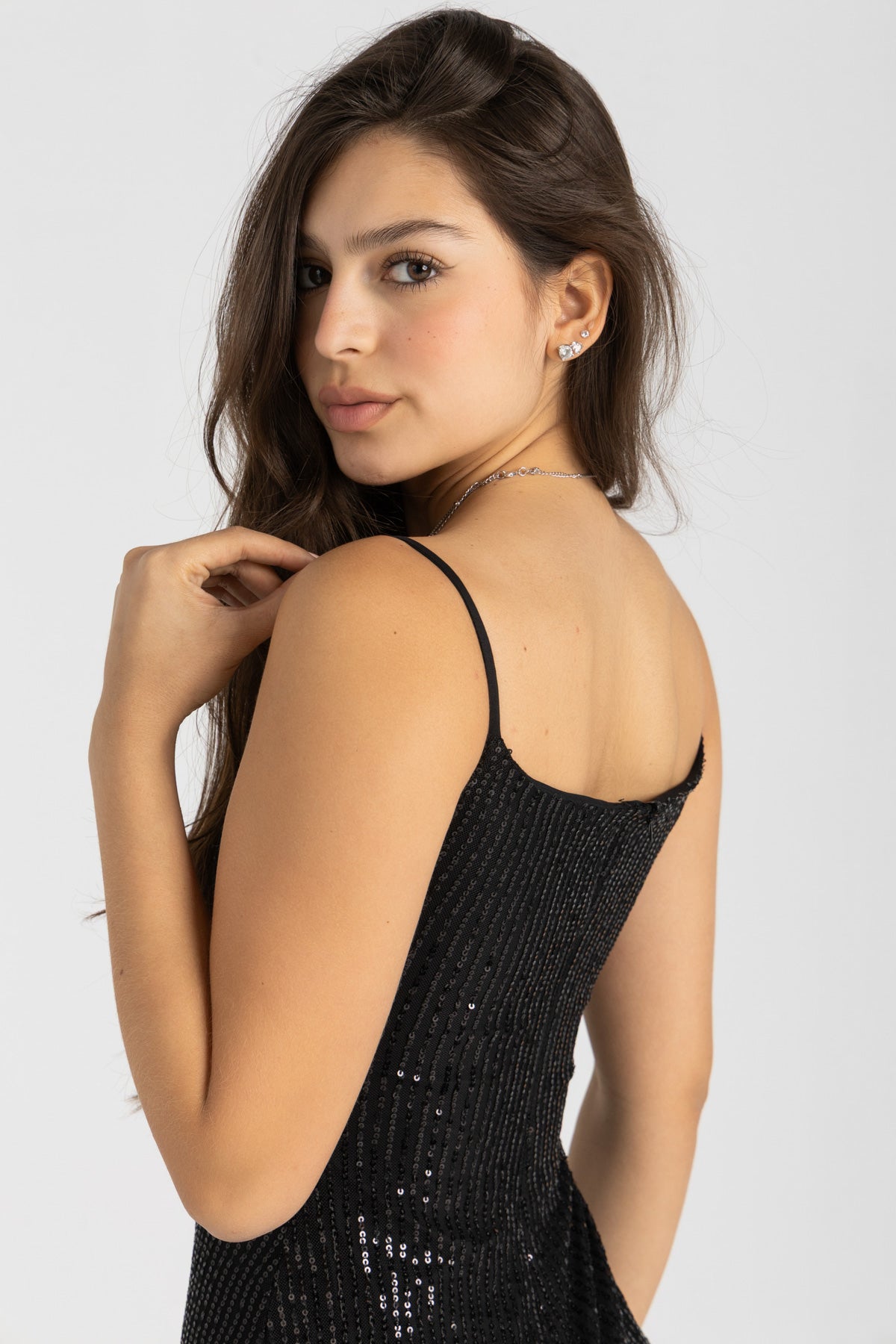 Short Black Cher dress