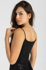 Short Black Cher dress