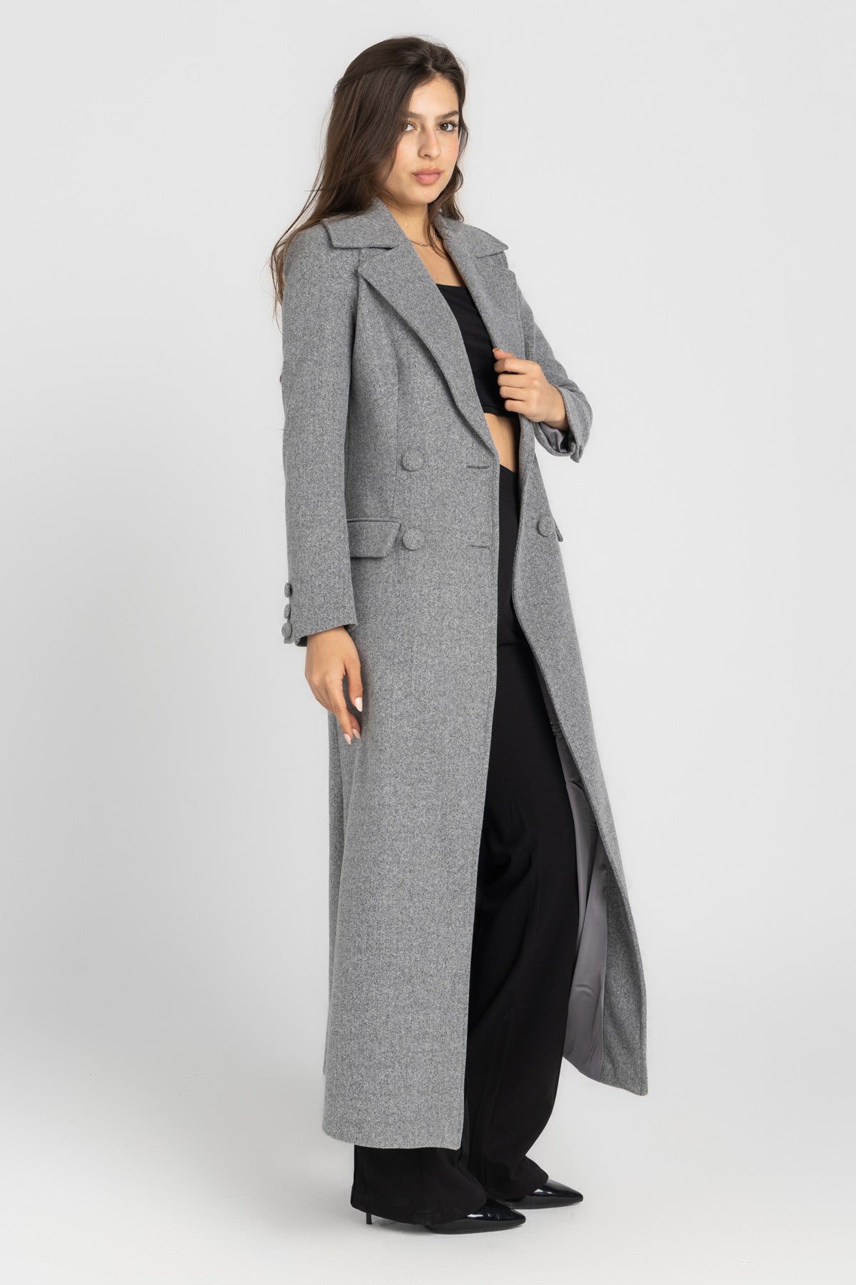 The Monarch Coat Grey