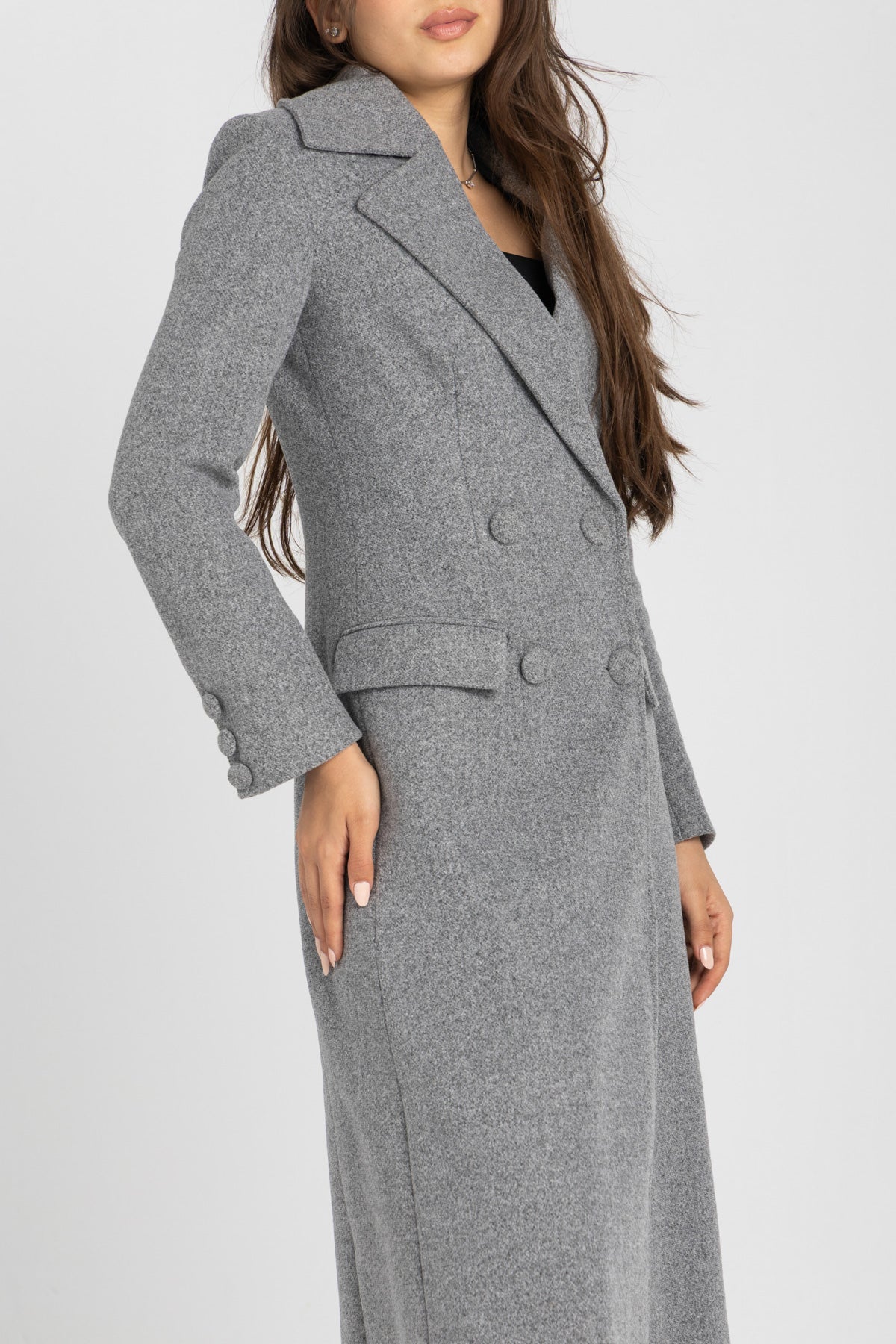 The Monarch Coat Grey