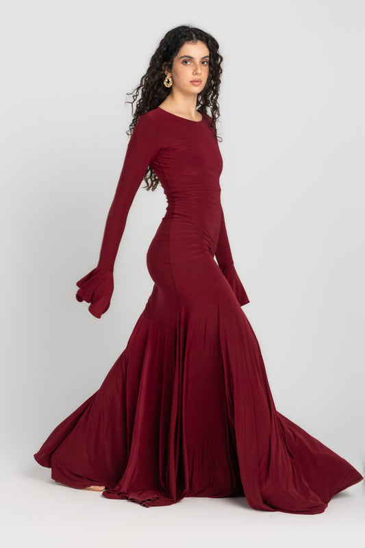 Azelea dress Burgundy