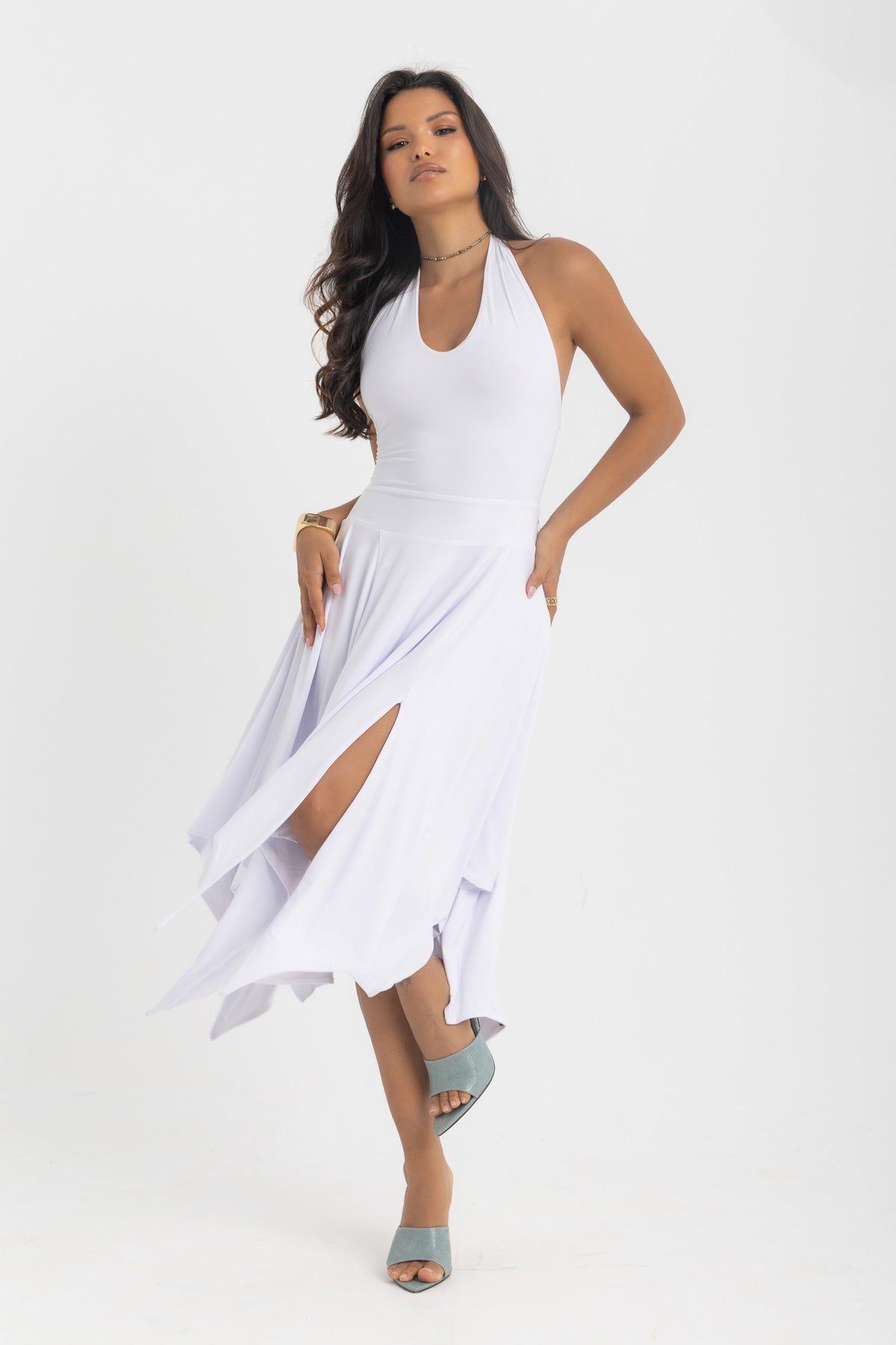 MARE DRESS WHITE
