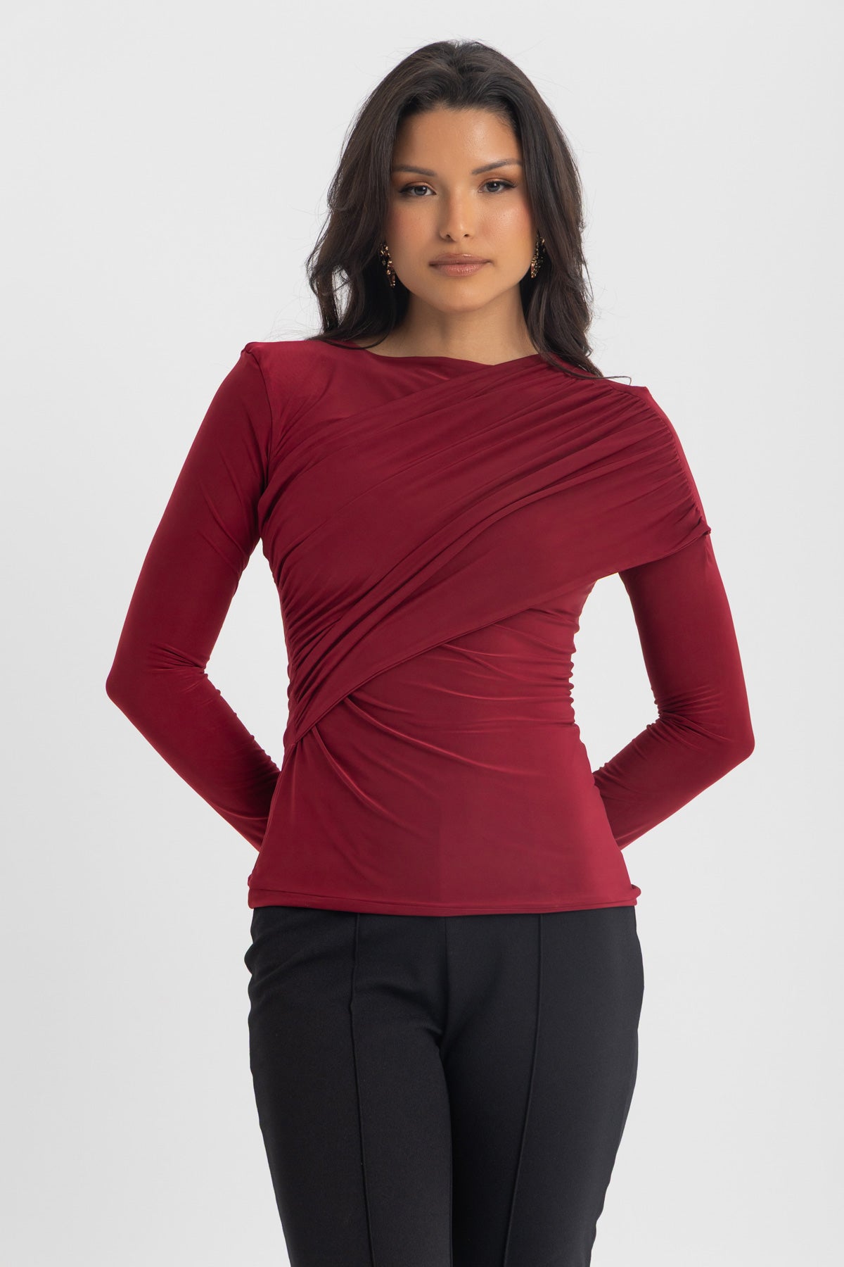 Muse Top - Burgundy