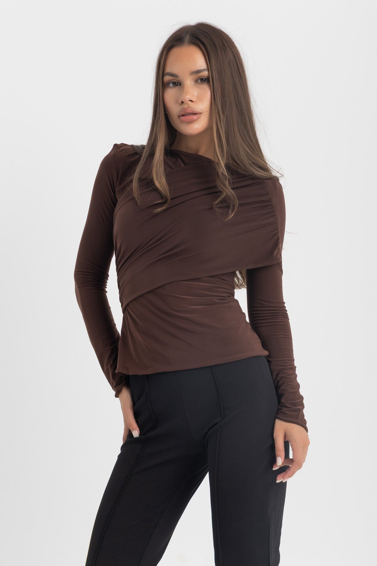 Muse Top - Chocolate Brown