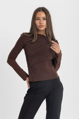 Muse Top - Chocolate Brown