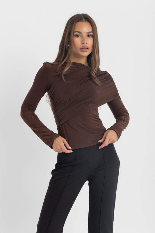 Muse Top - Chocolate Brown