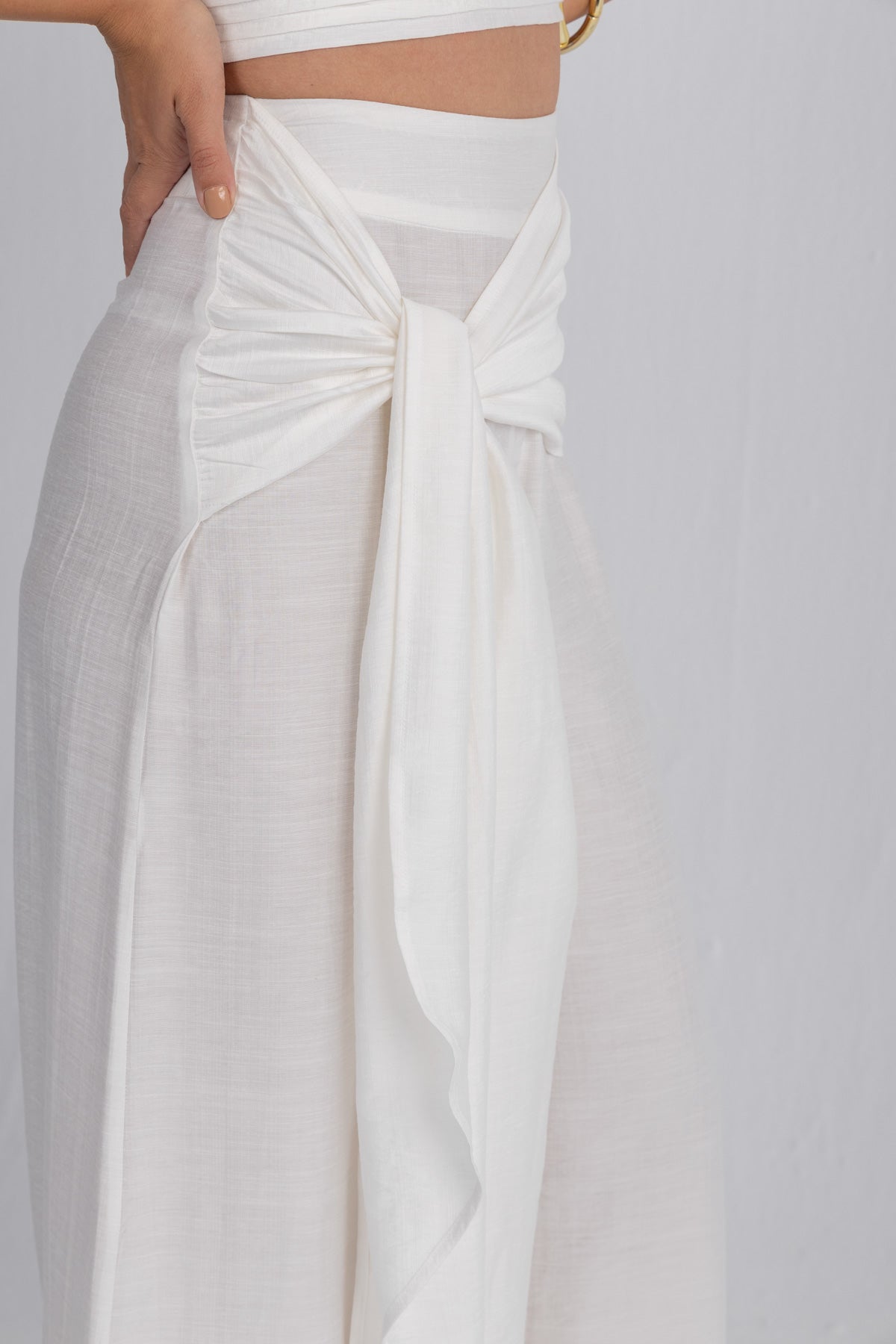White Cascade Pants