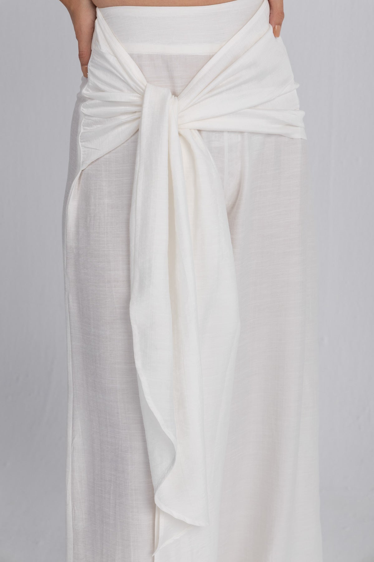White Cascade Pants