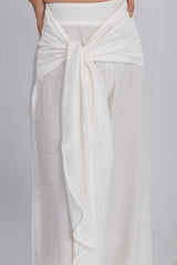 White Cascade Pants